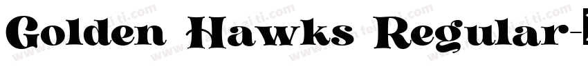 Golden Hawks Regular字体转换